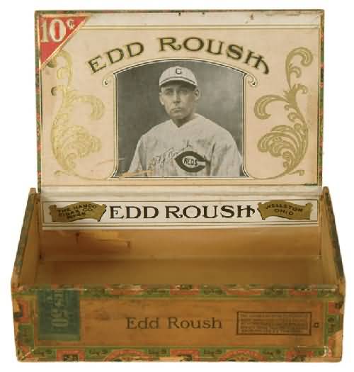 1920 Edd Roush Cigar Box